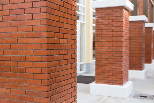 Brick Column Installation in Columbus