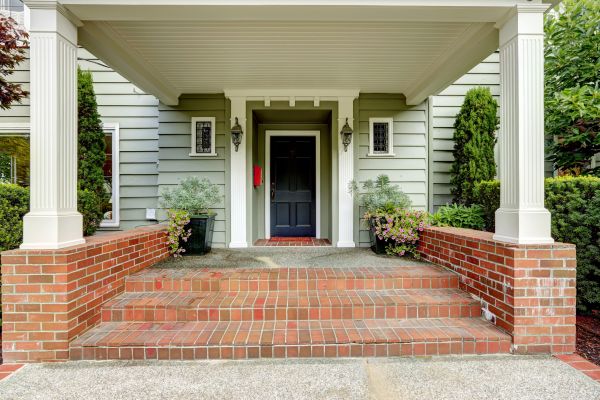 Front Porch Masonry Repair in Columbus