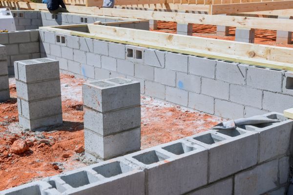 Cement Block Installation in Columbus